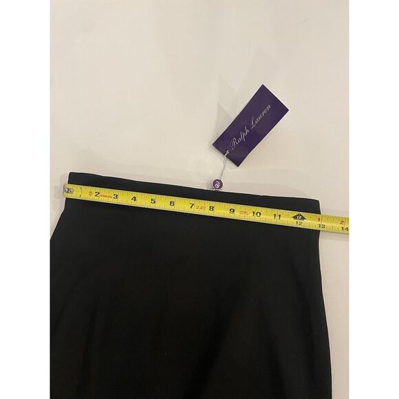 Ralph Lauren Collection Purple Label Wool Cashmere Black Maxi Pencil Skirt 0 XS - Picture 13 of 16